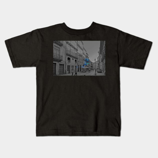 Porto Bubbles Kids T-Shirt by mbangert